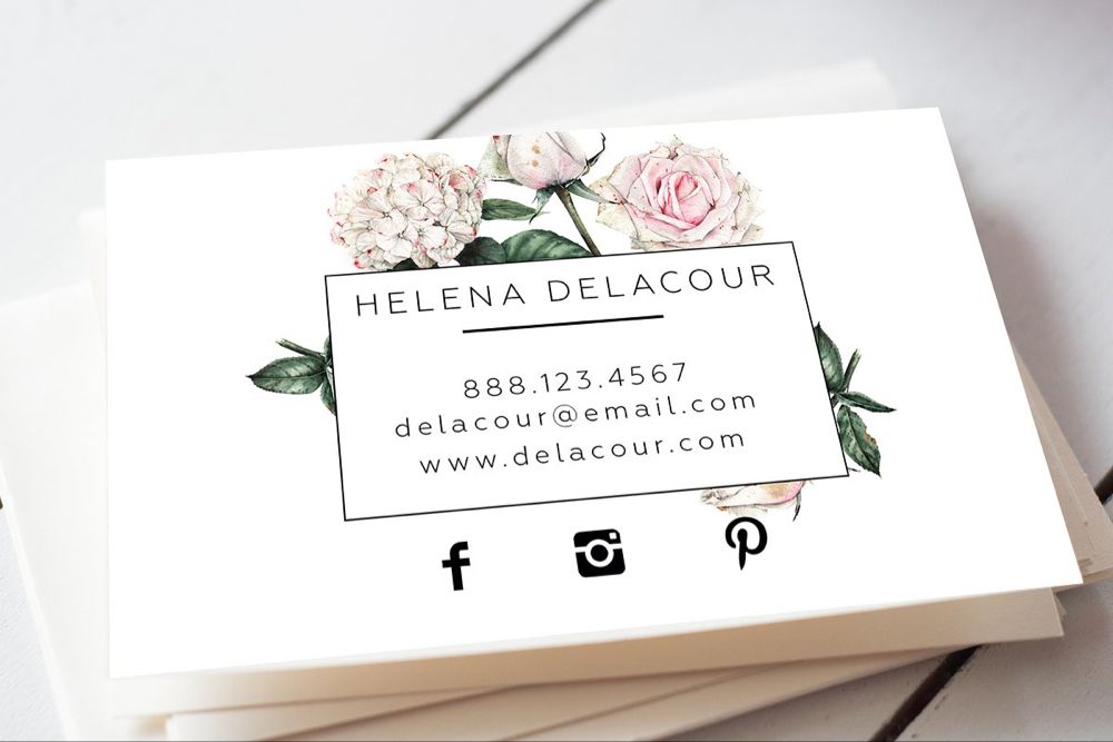 roses business cards 4