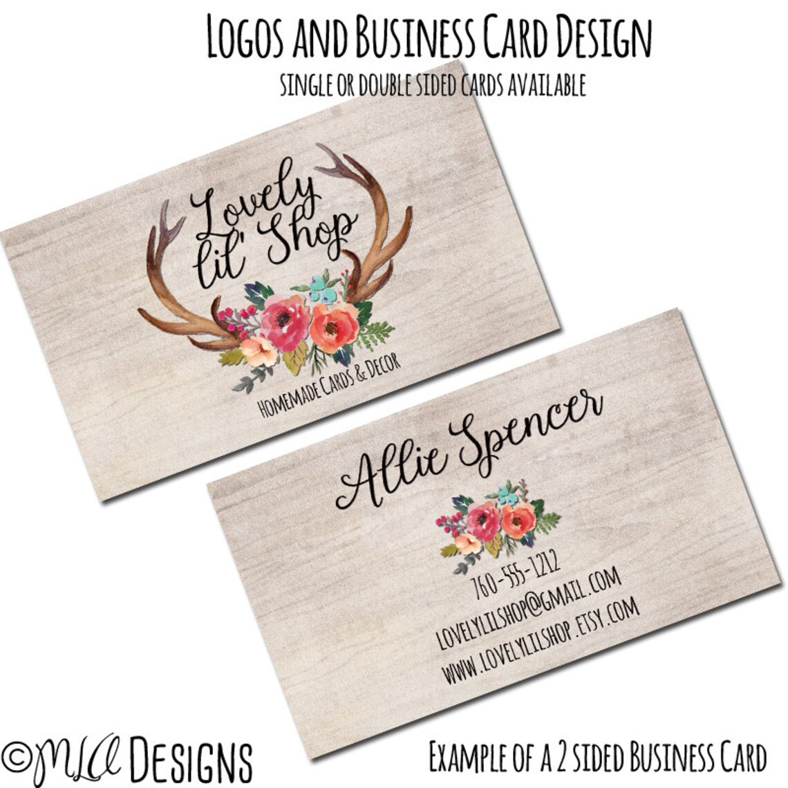 rustic business cards 2