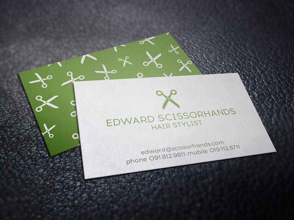 sample business cards for hairstylist 1