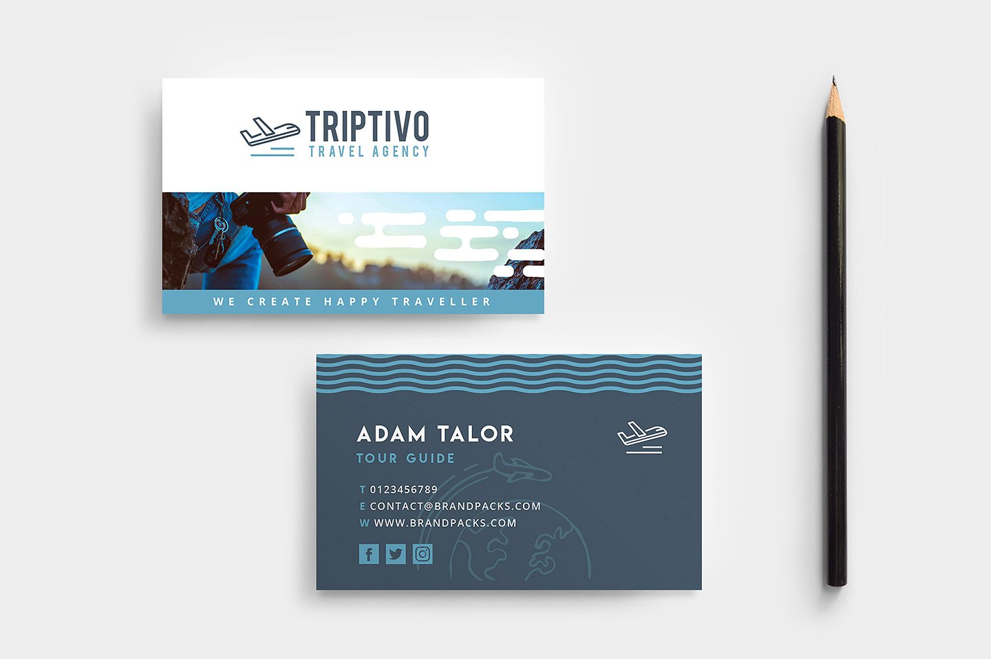 sample business cards for travel agents 3