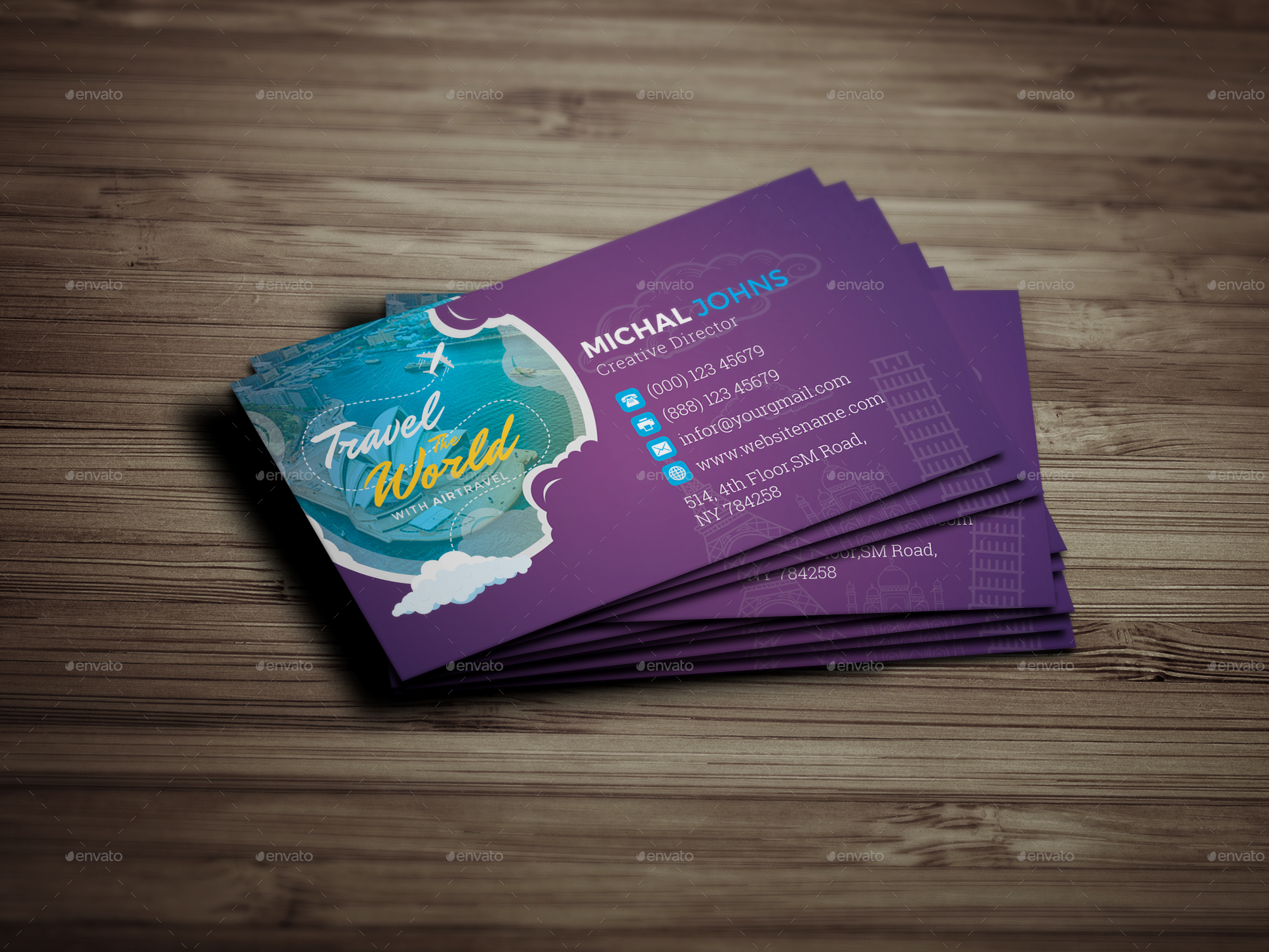 sample business cards for travel agents 7