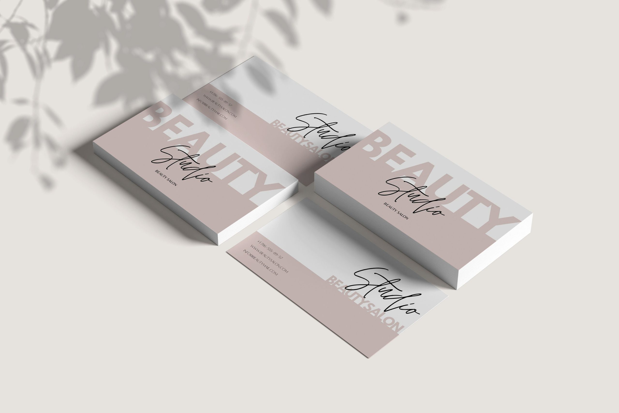 samples of beauty business cards 1