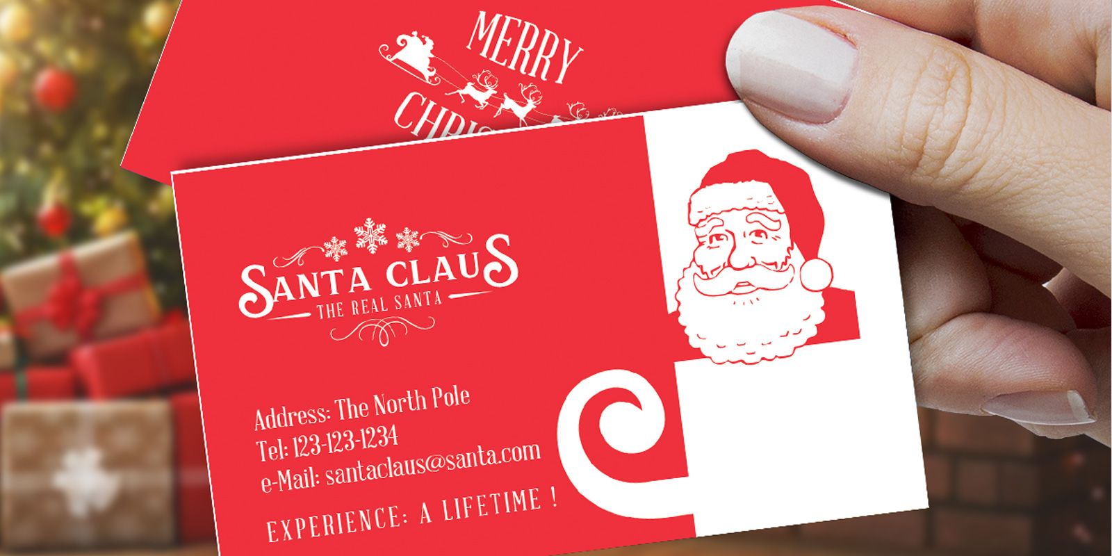 santa business cards 1