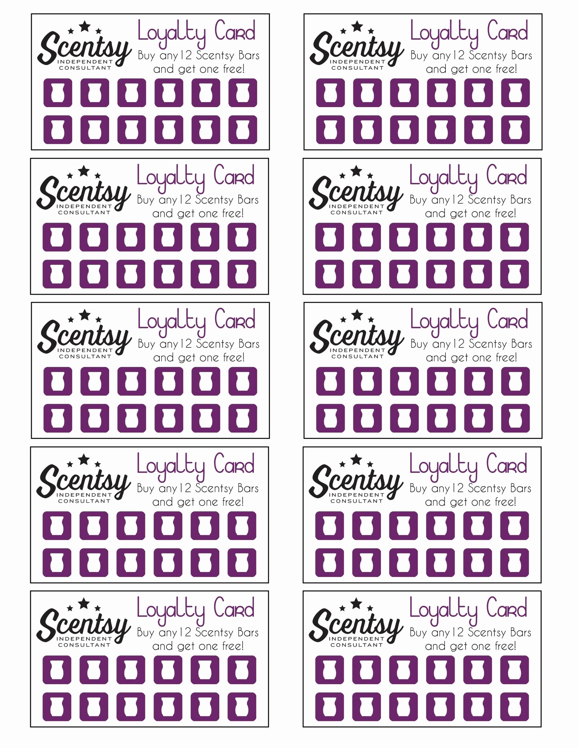 scentsy business cards template 2