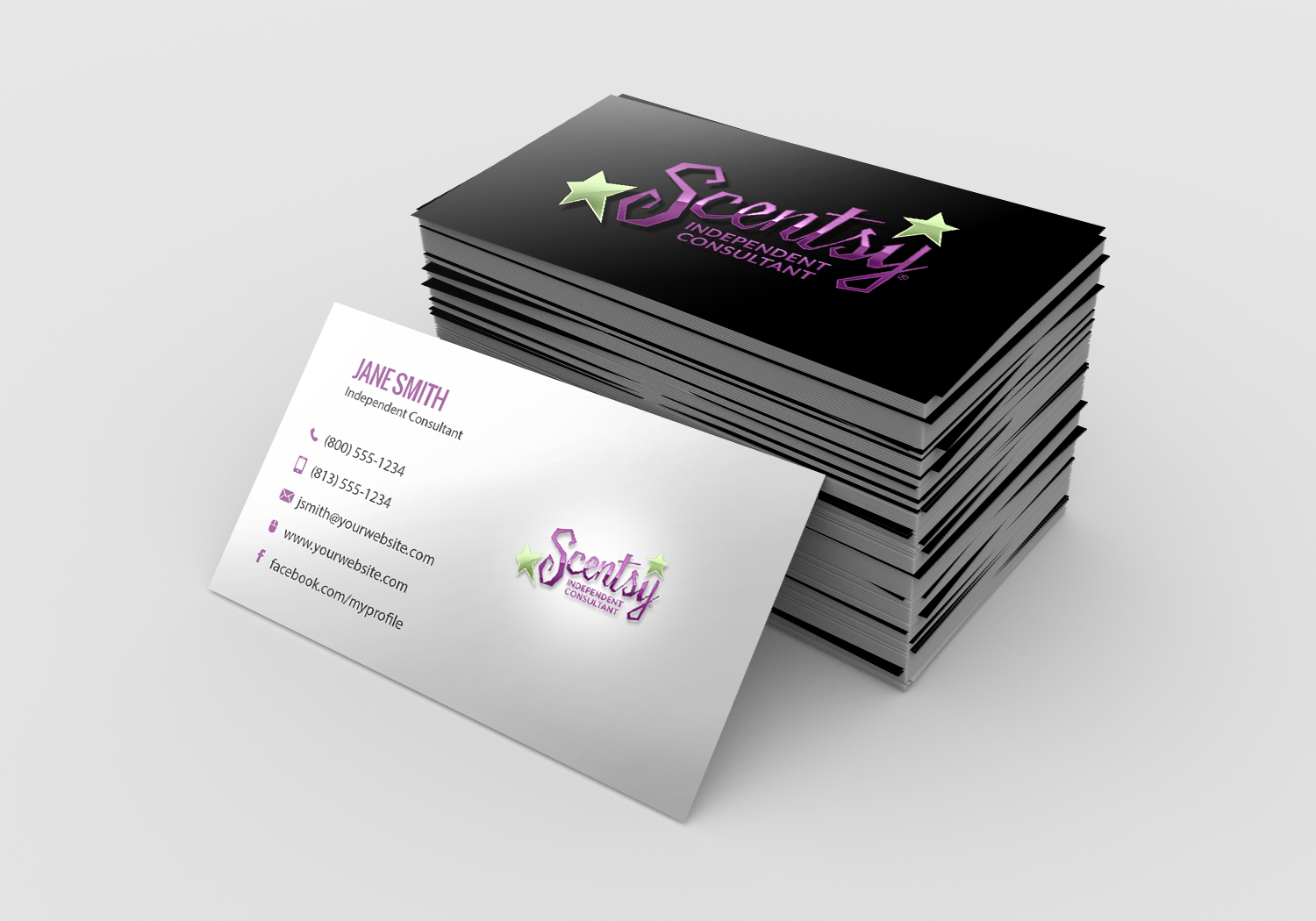 scentsy business cards template 3