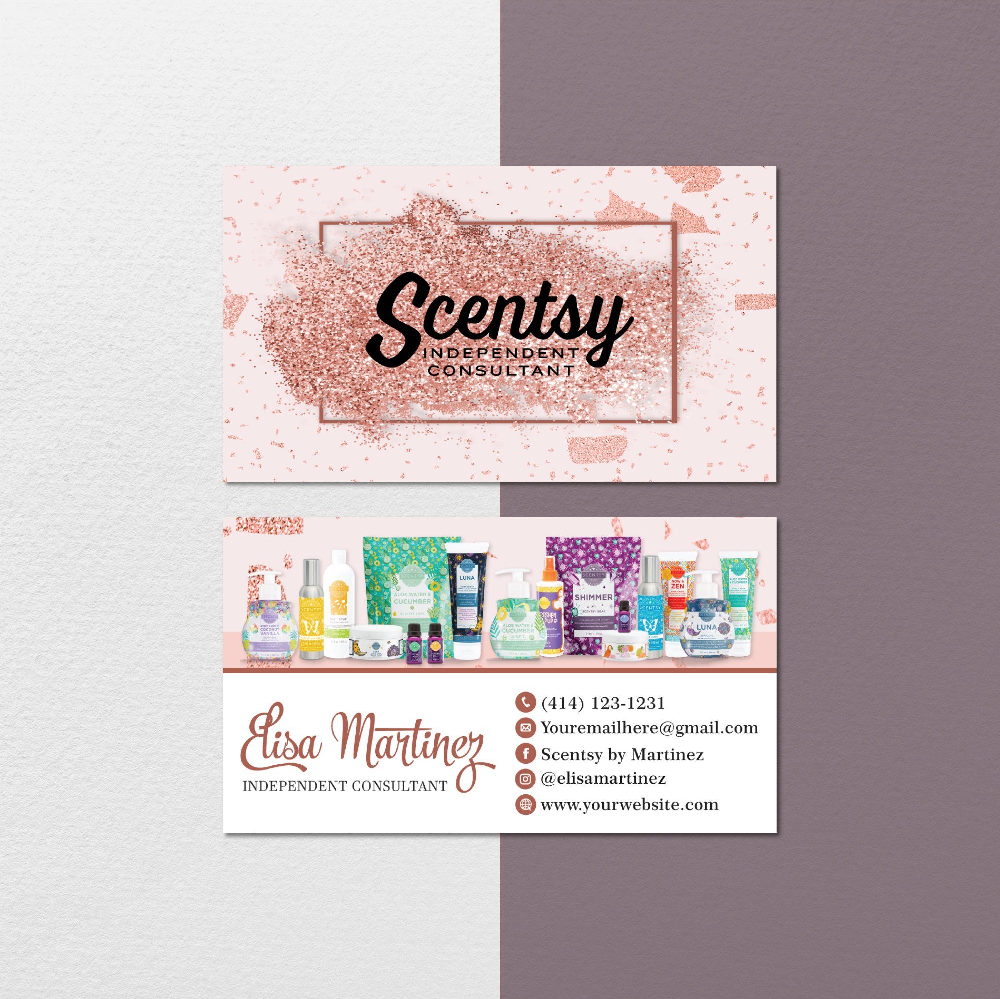 scentsy business cards vistaprint 3