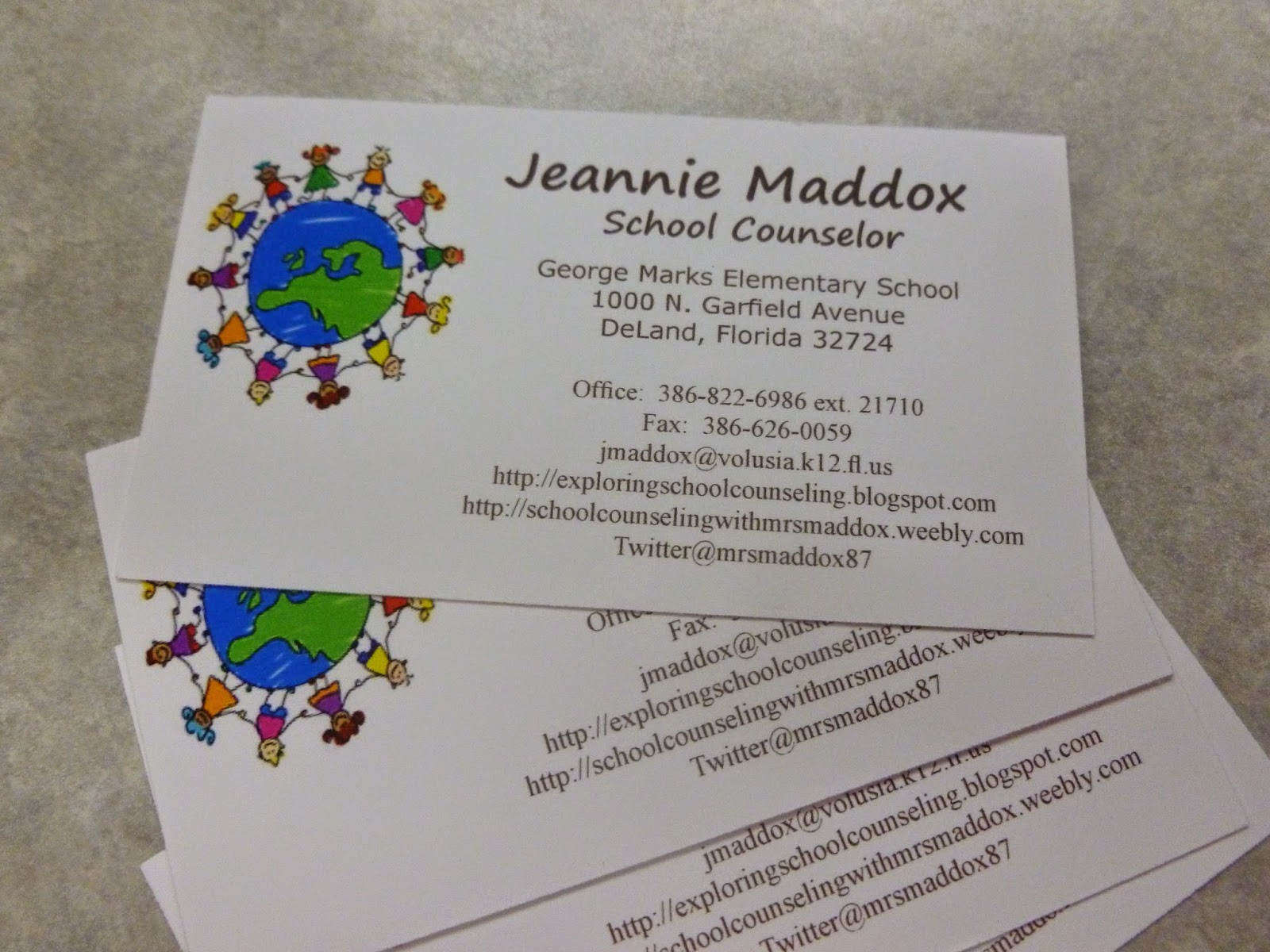 school counselor business cards 3