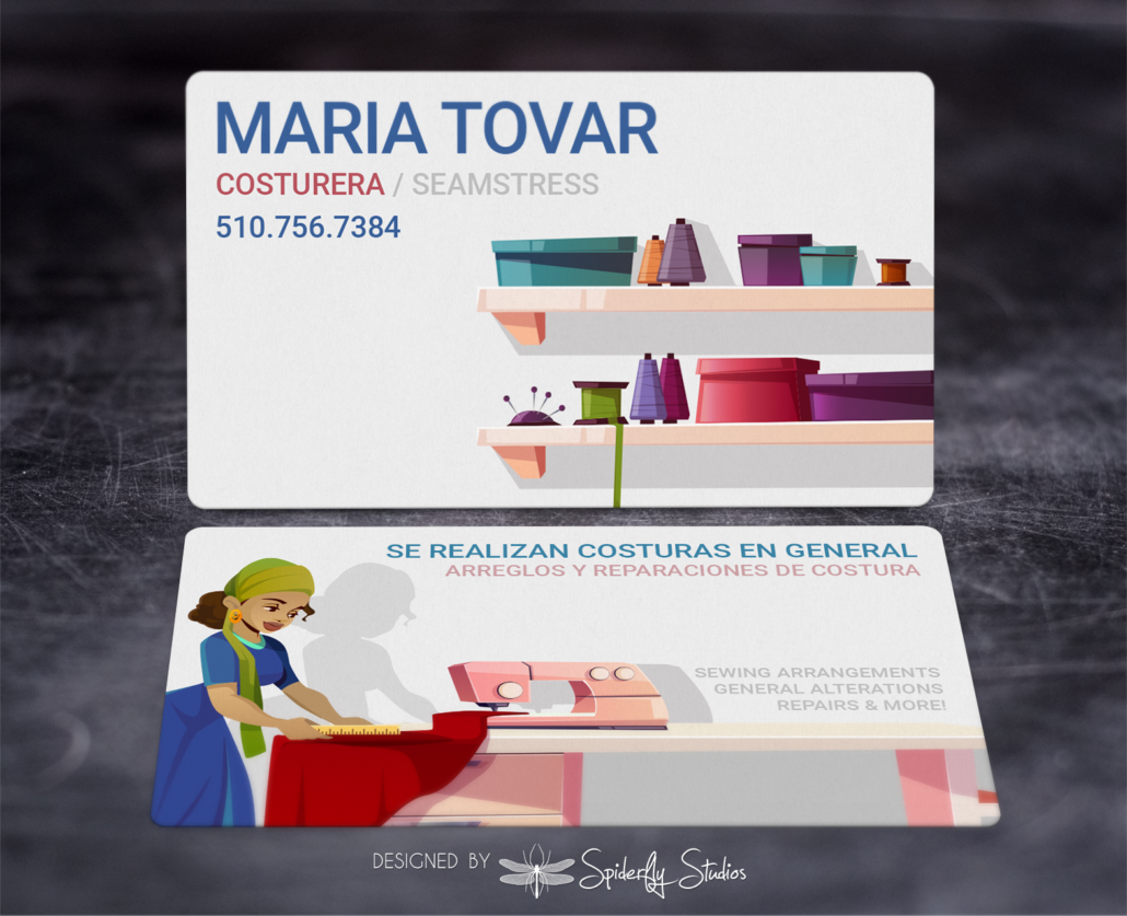 seamstress business cards 1