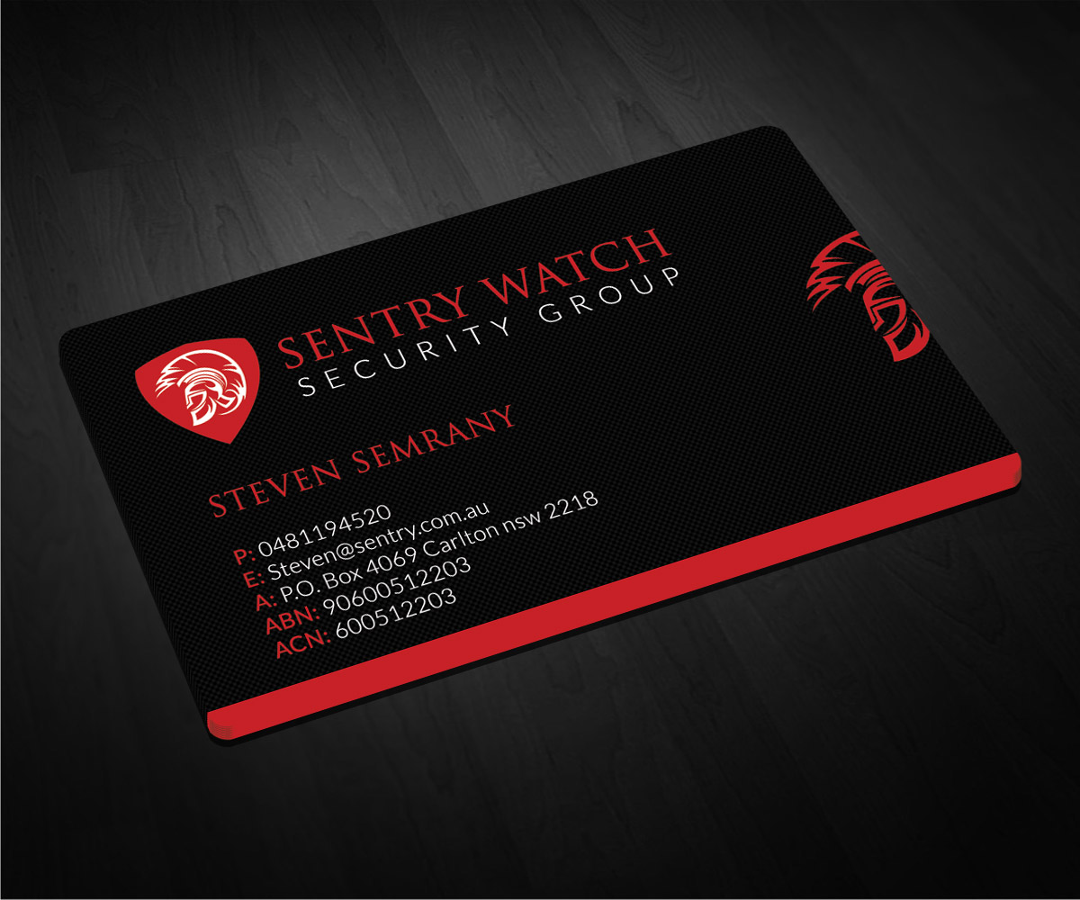 security company business cards 1