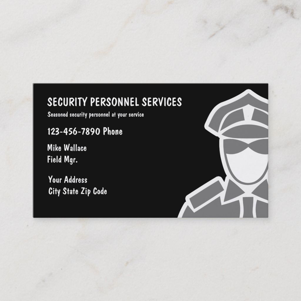 security guard business cards 1