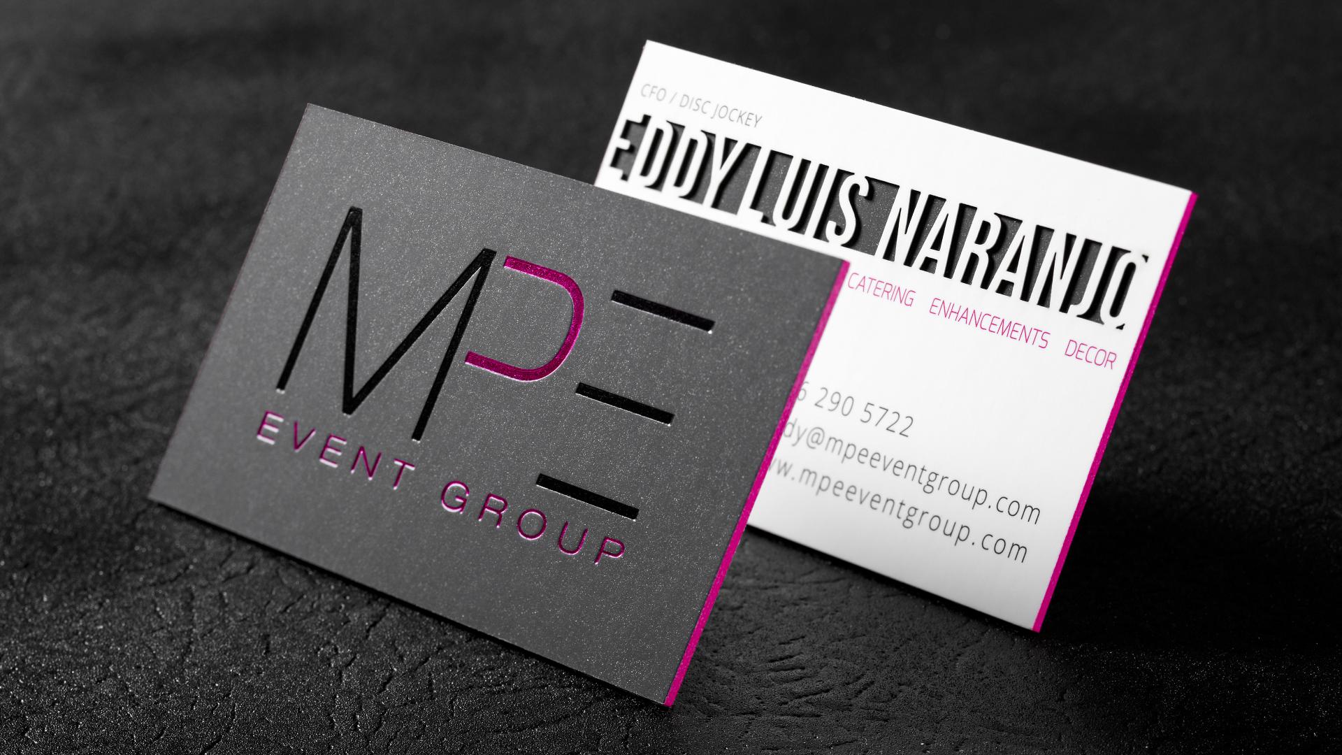 silk laminated business cards 1
