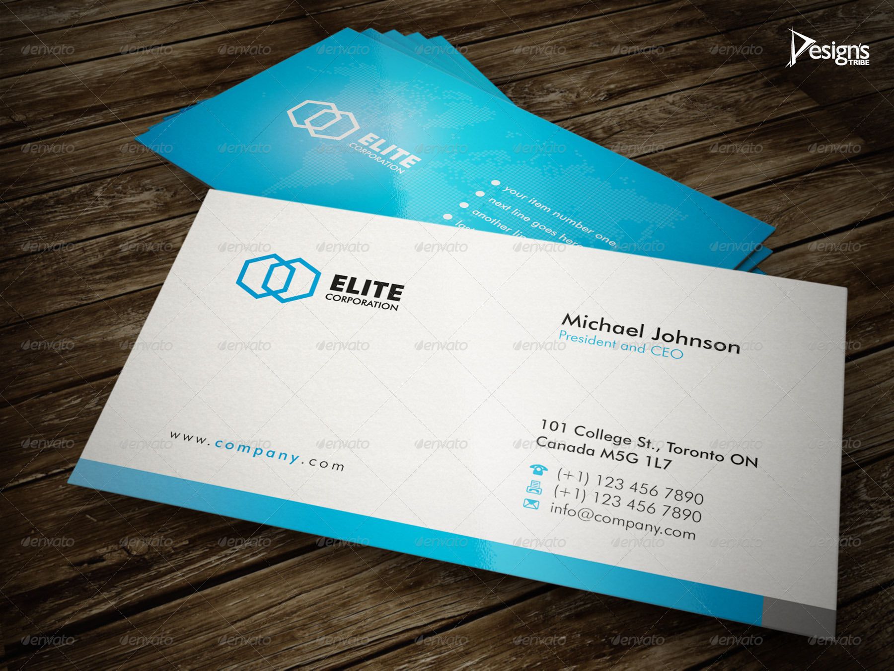 simple clean business cards 1