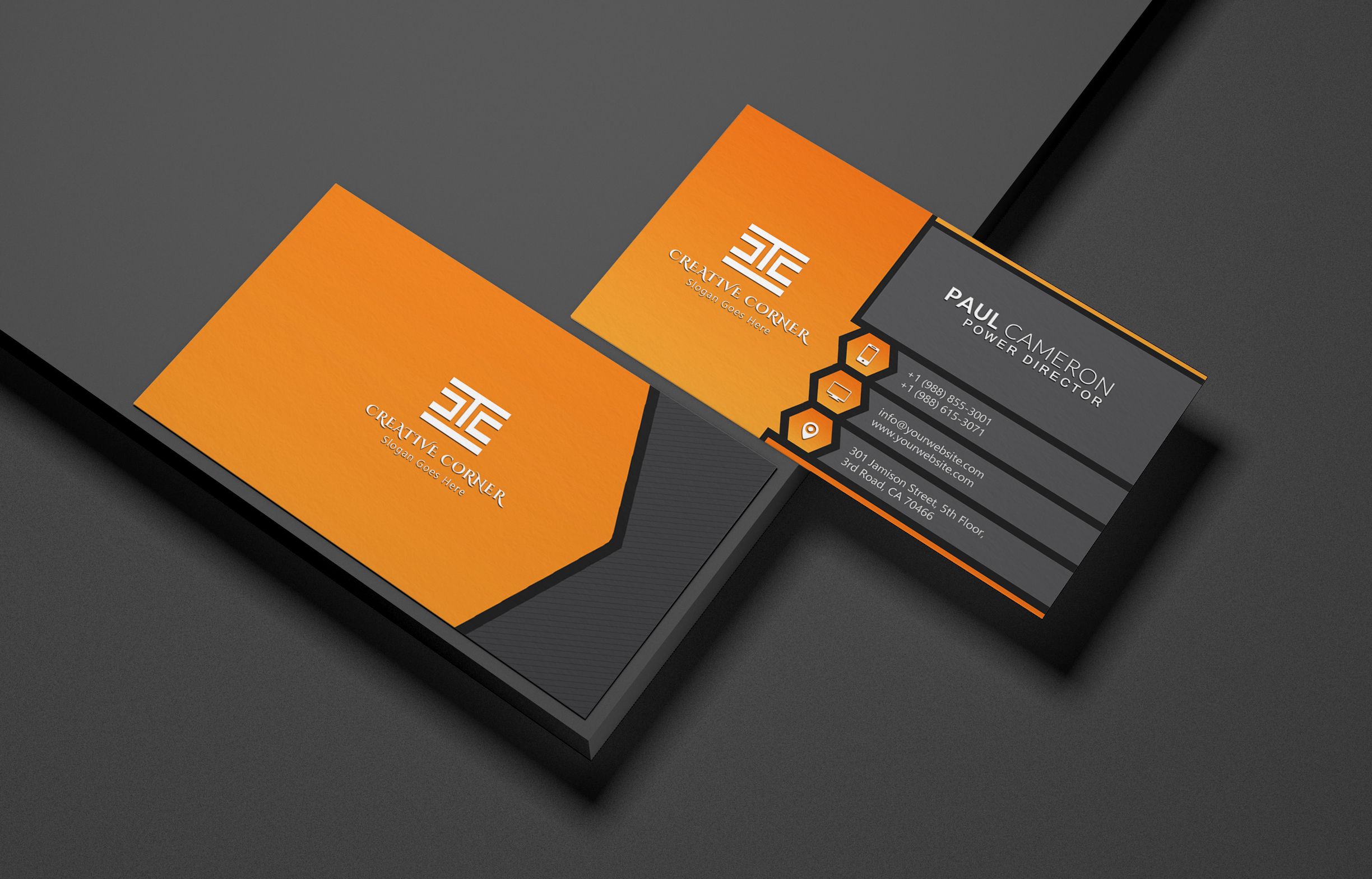 simplistic business cards 3