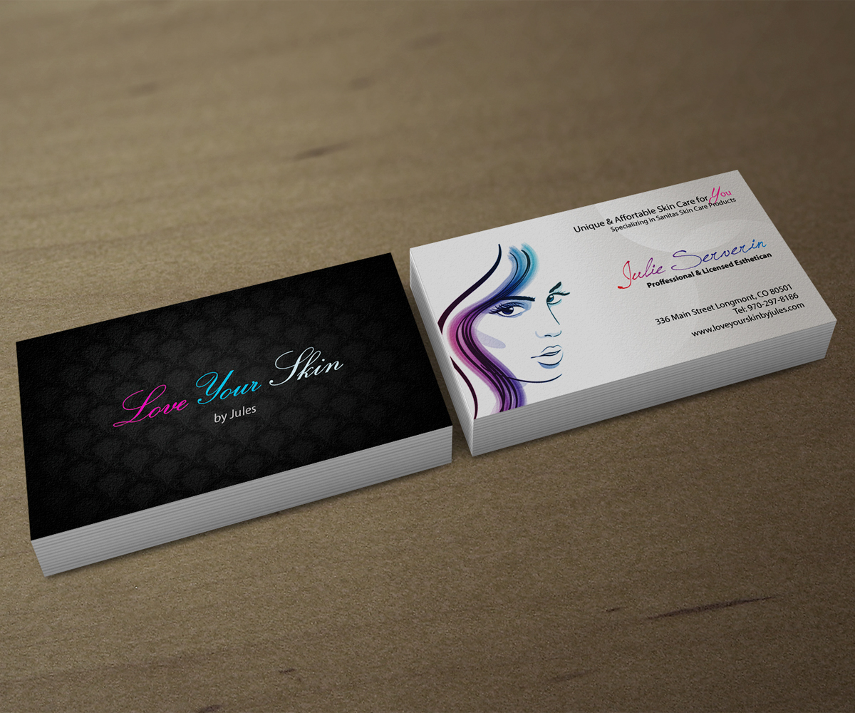 skin care business cards 2