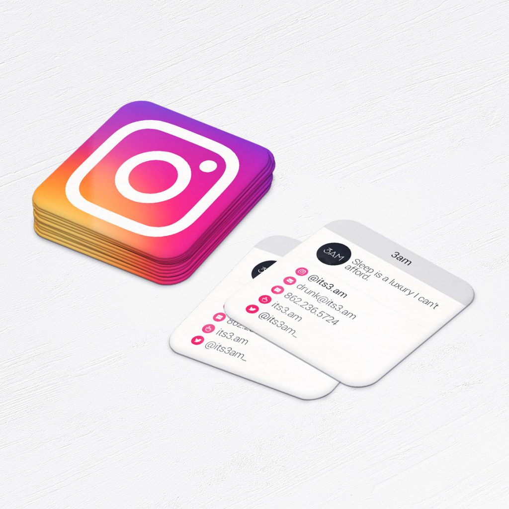 small instagram logo for business cards 2