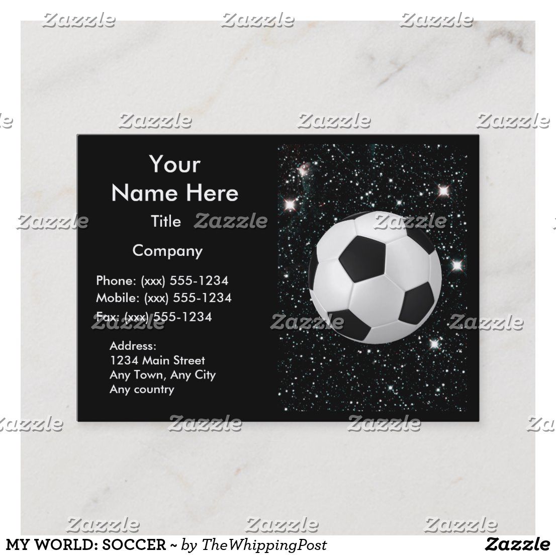 soccer business cards 5