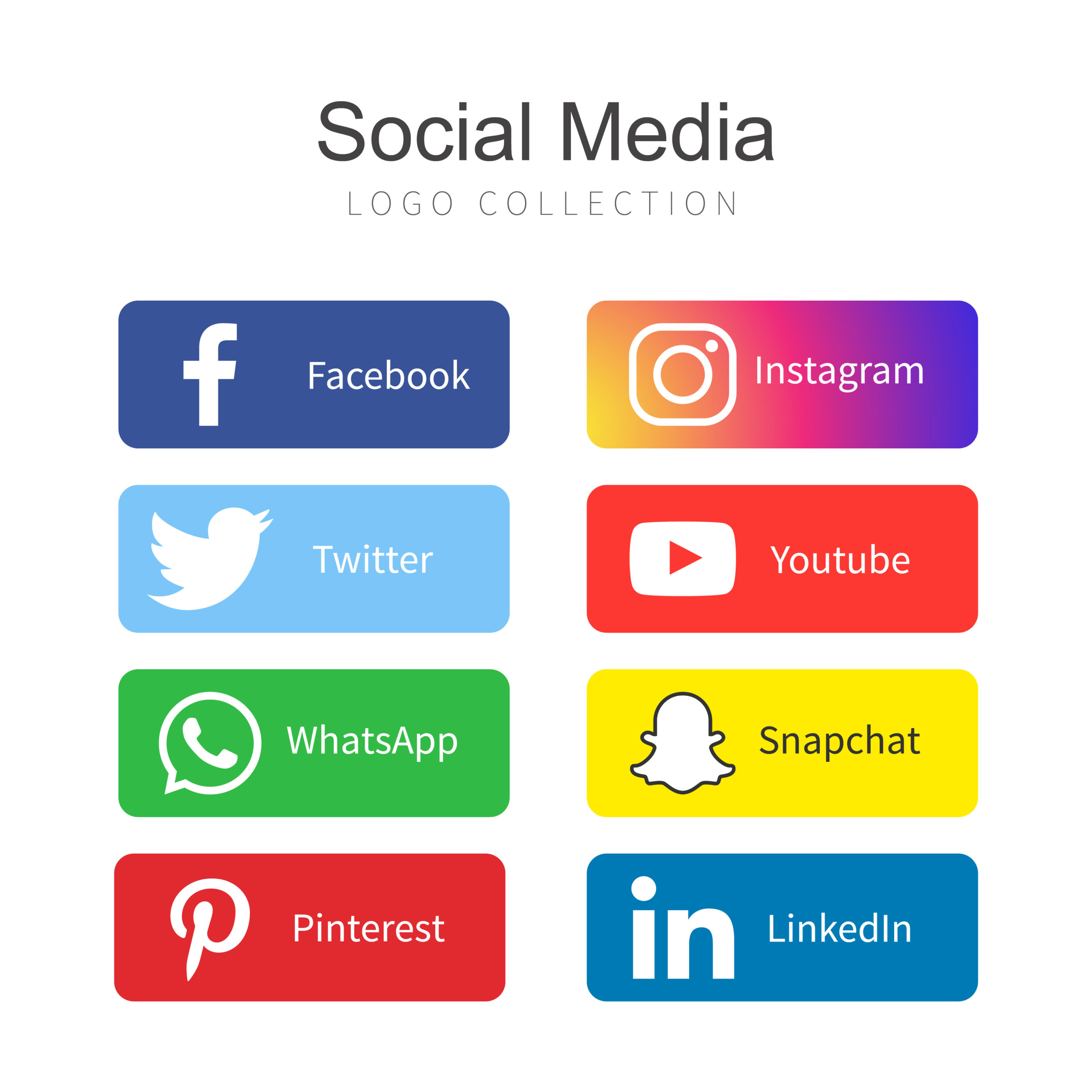 social media logo for business cards 2