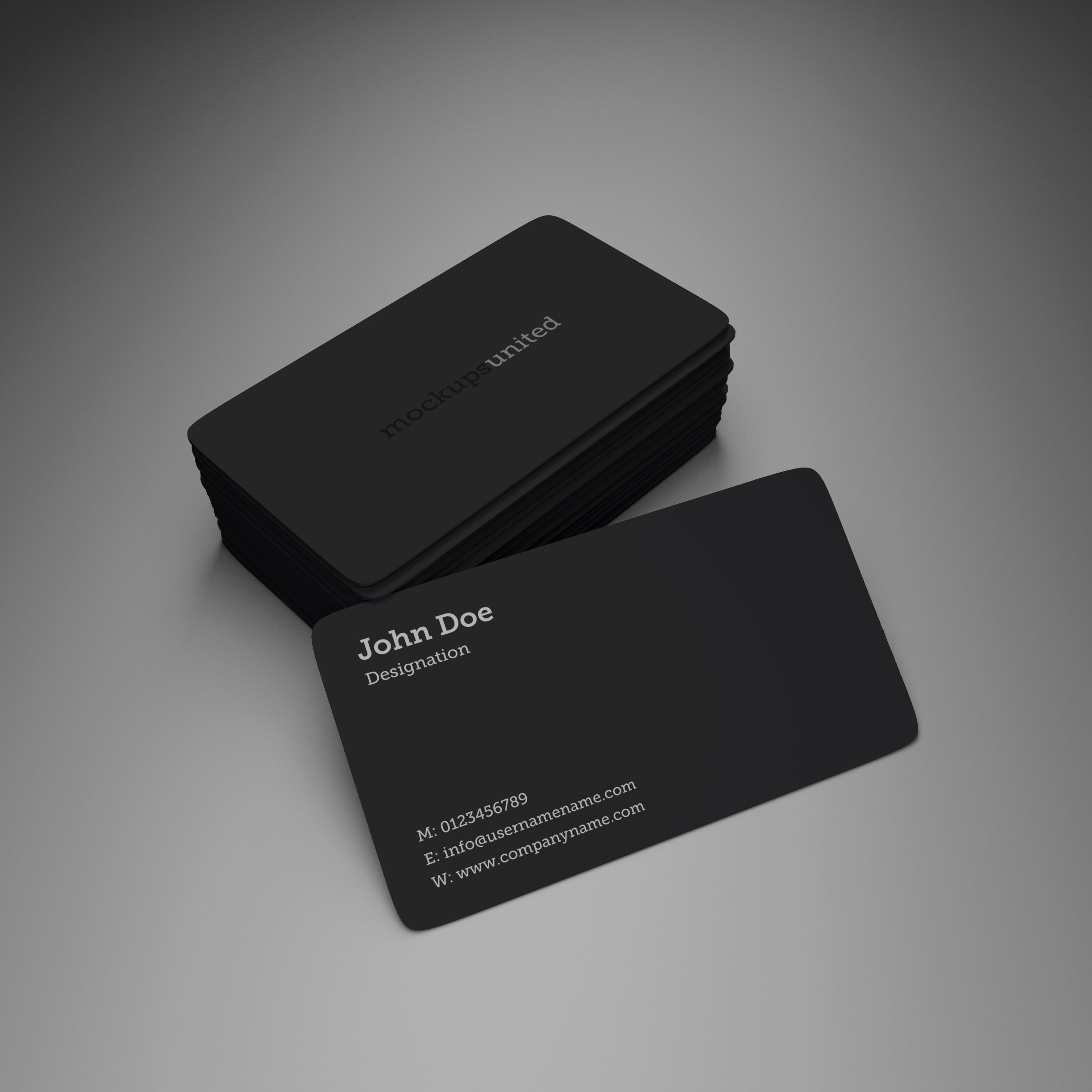 square business cards rounded corners 8