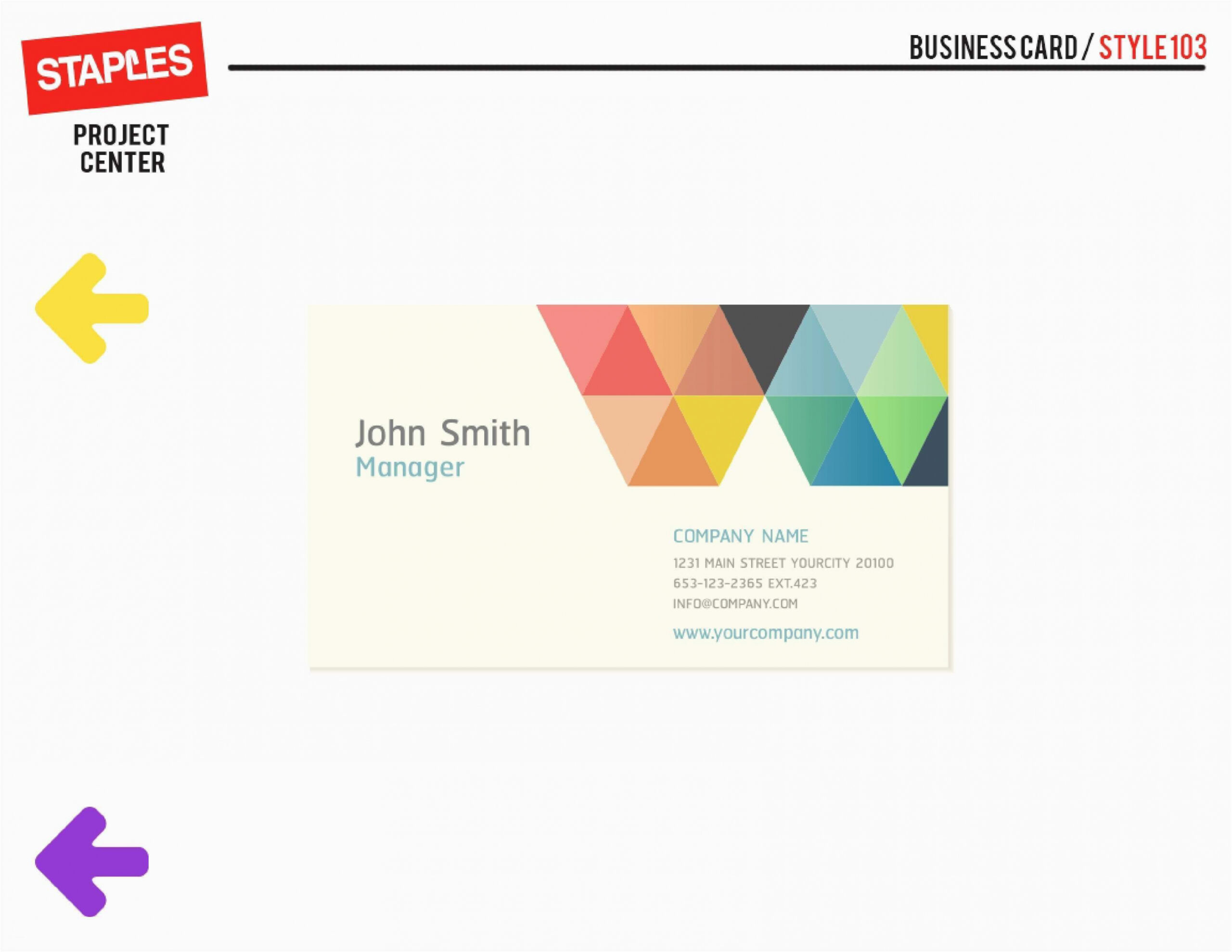staple business cards template 4