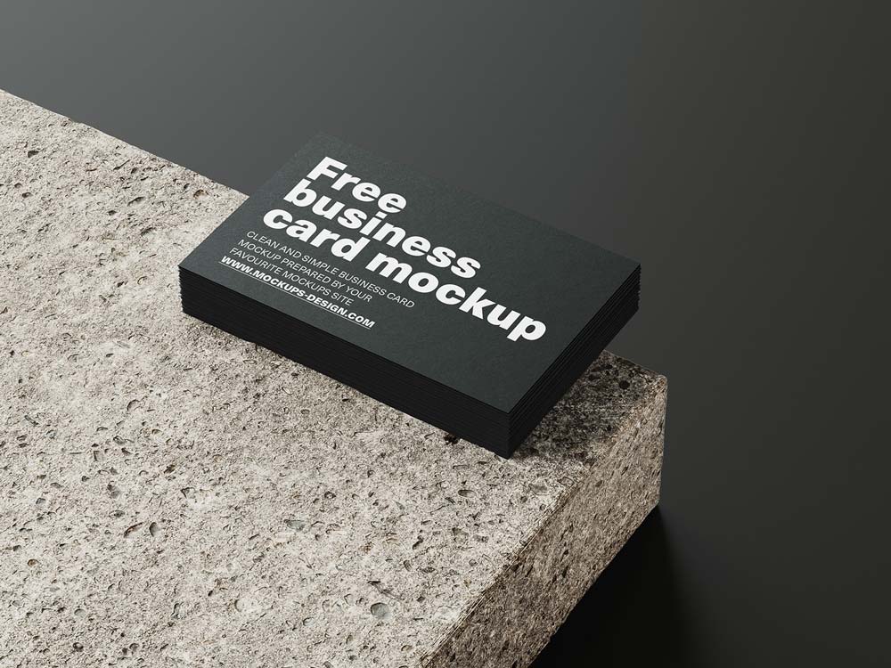 stone business cards 3