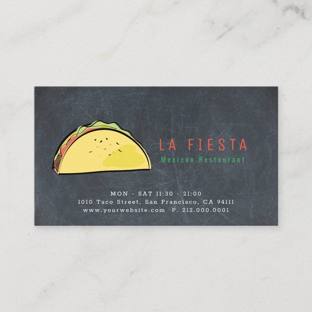 tacos business cards ideas 1