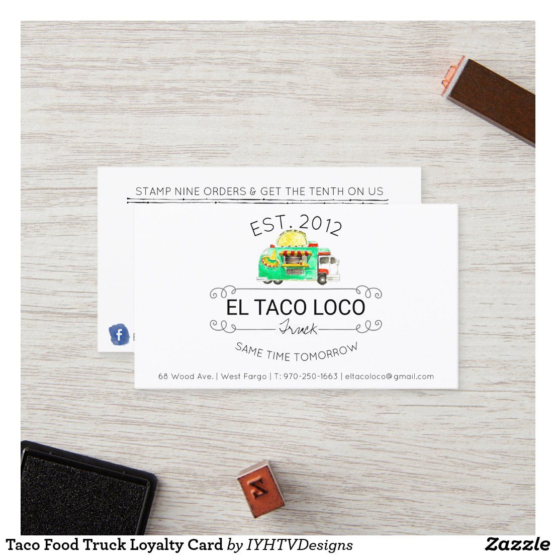 tacos business cards ideas 3