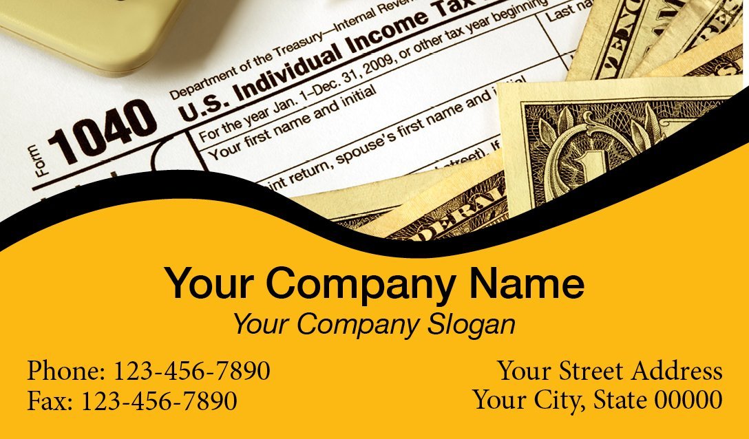 tax services business cards 1