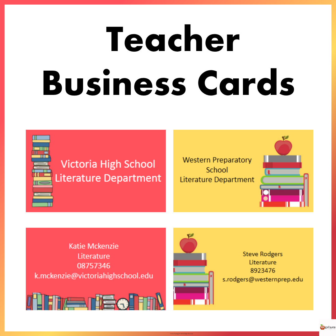 teacher business cards 1