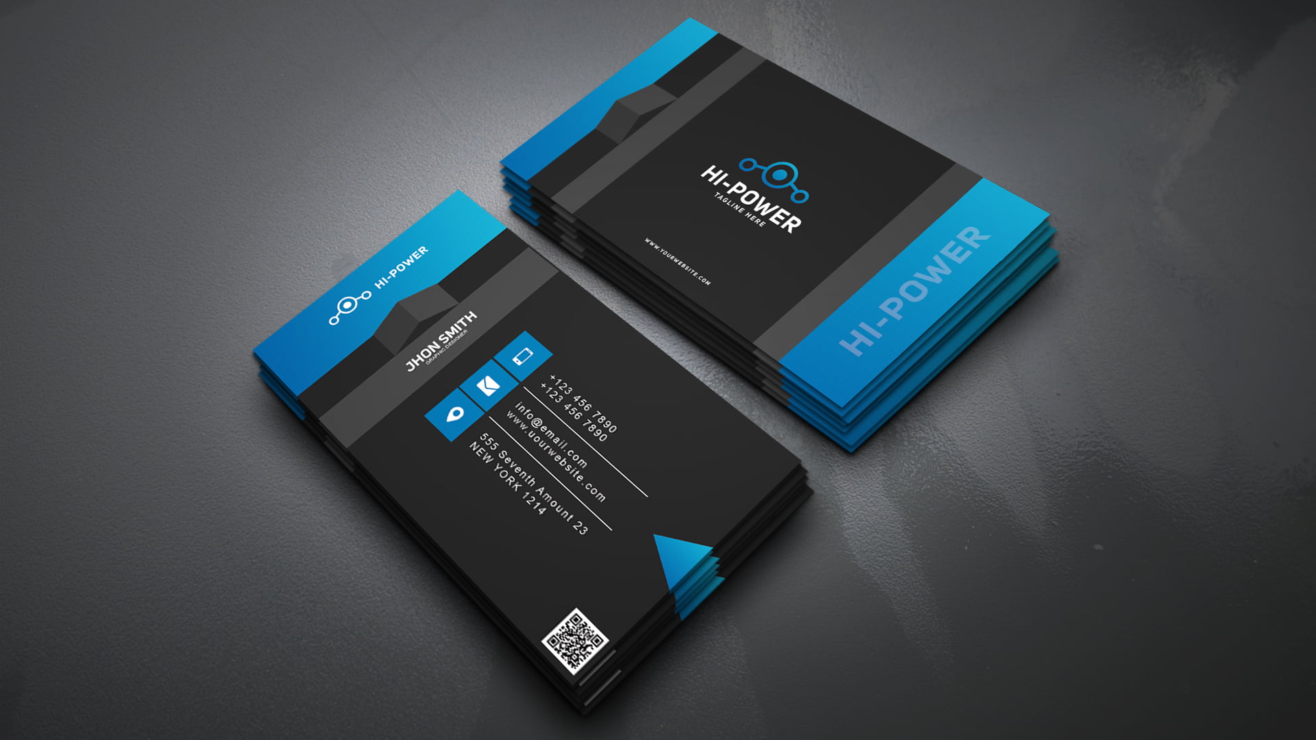 technology business cards 1