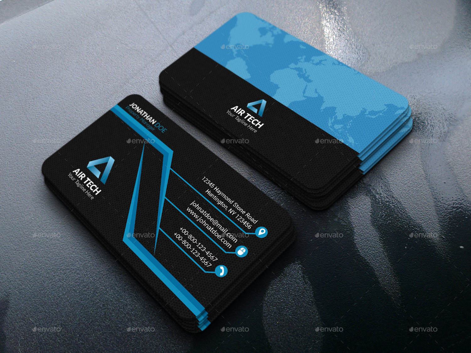 technology business cards 2