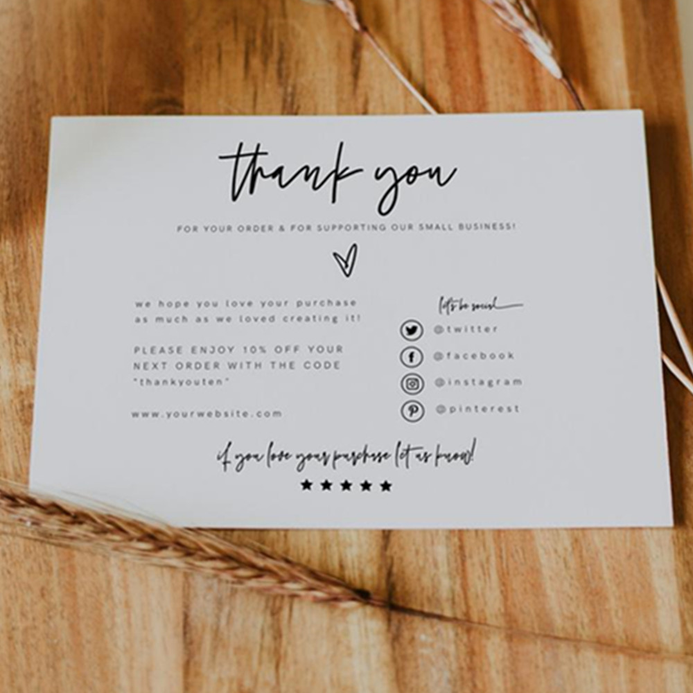 thank you cards for small business ideas 2