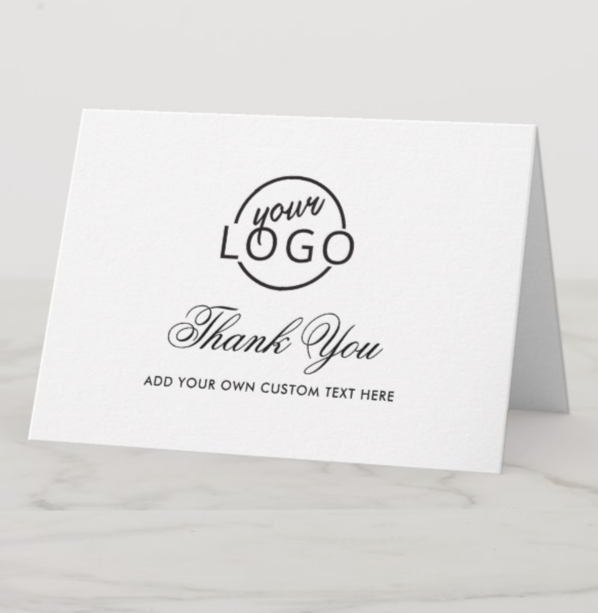 thank you cards with business logo 3