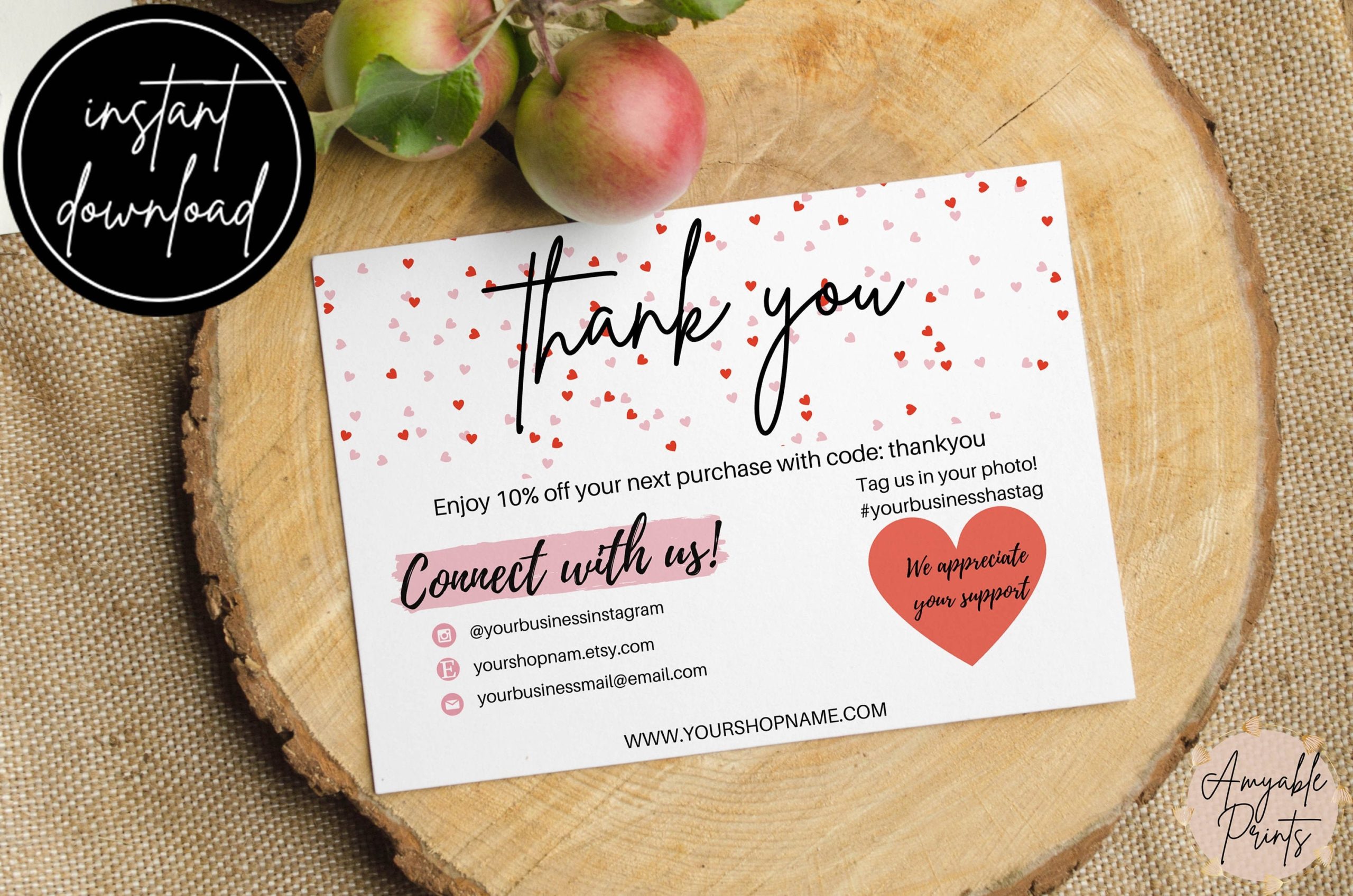 thank you for your business cards template 4