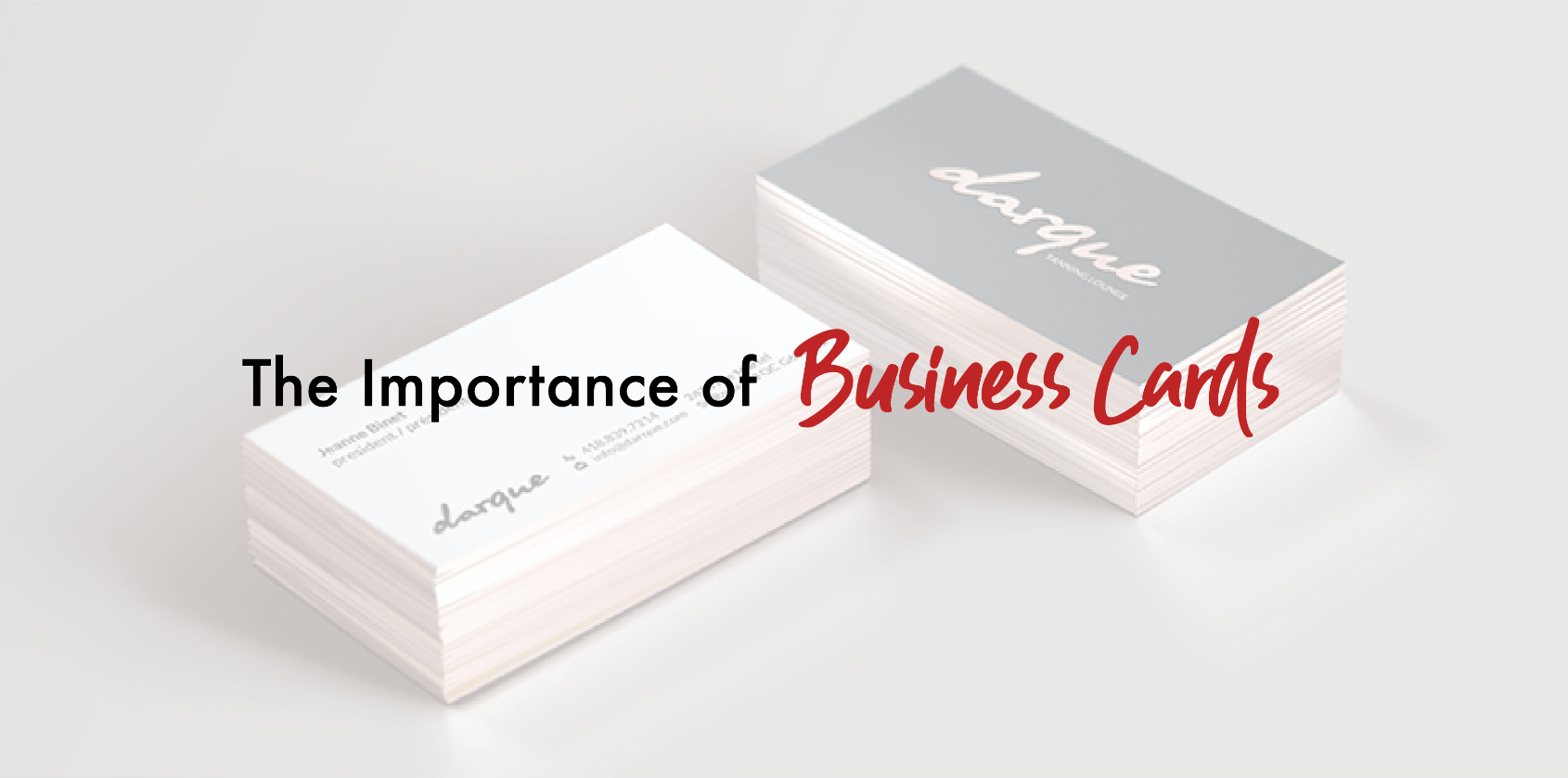 the importance of business cards 5