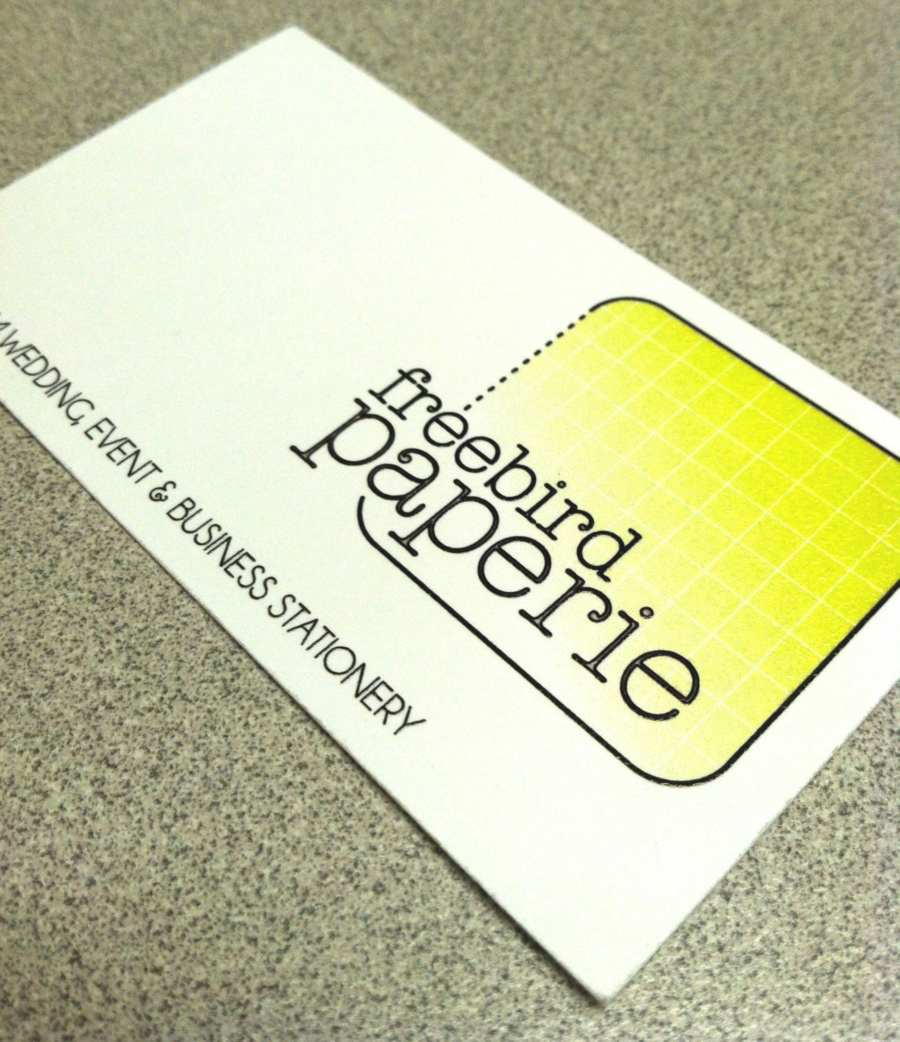 thermographic printing business cards 3