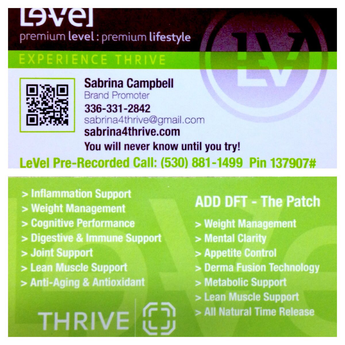 thrive business cards 4