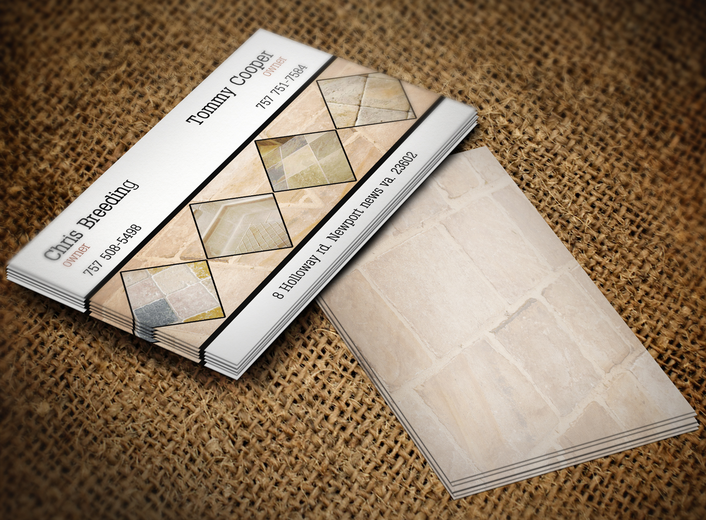 tile business cards ideas 2