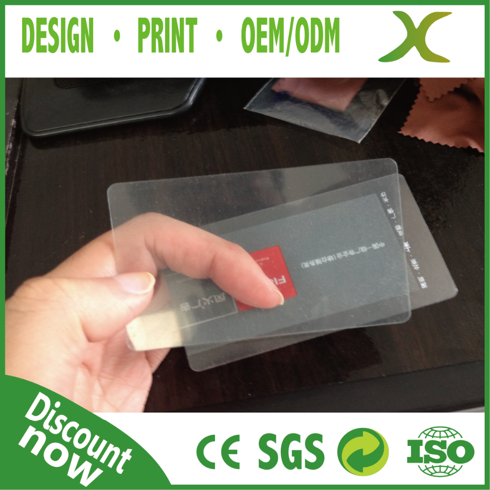 transparent business cards printing 1