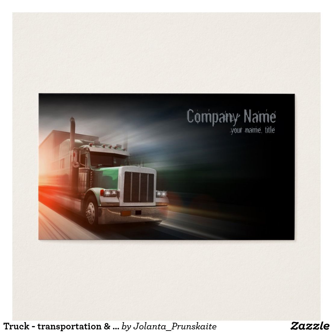 transportation business cards samples 2