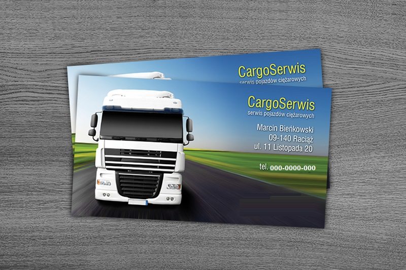 transportation business cards samples 3
