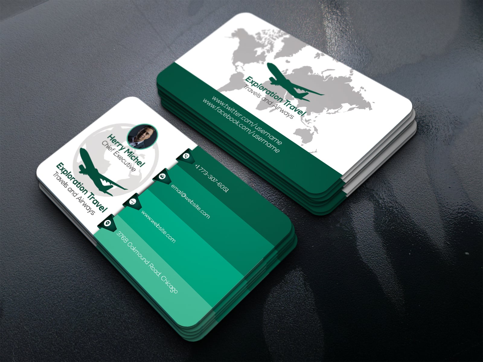 travel agency business cards 3