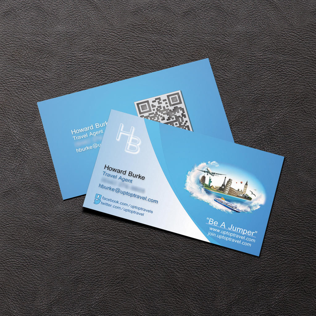 travel agent business cards 2