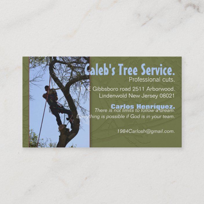 tree service business cards 2