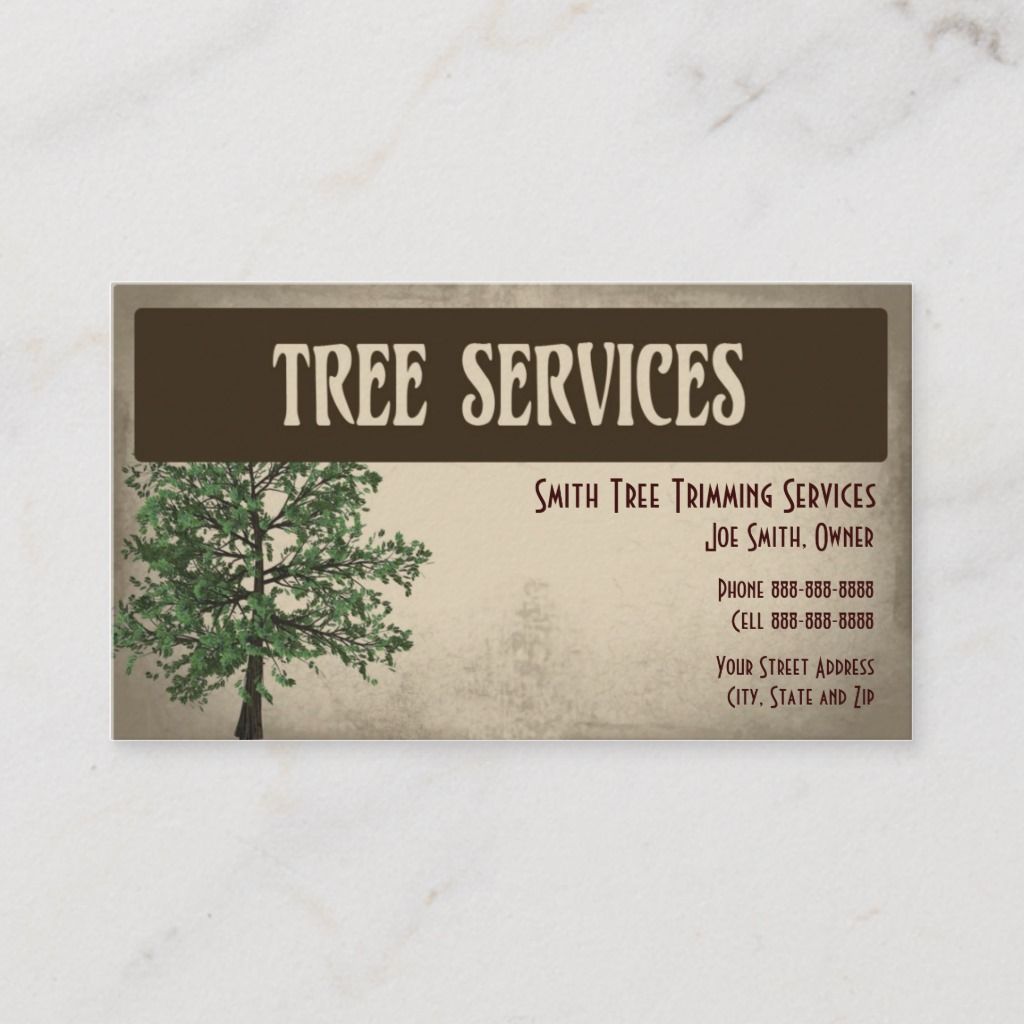 tree service business cards 3