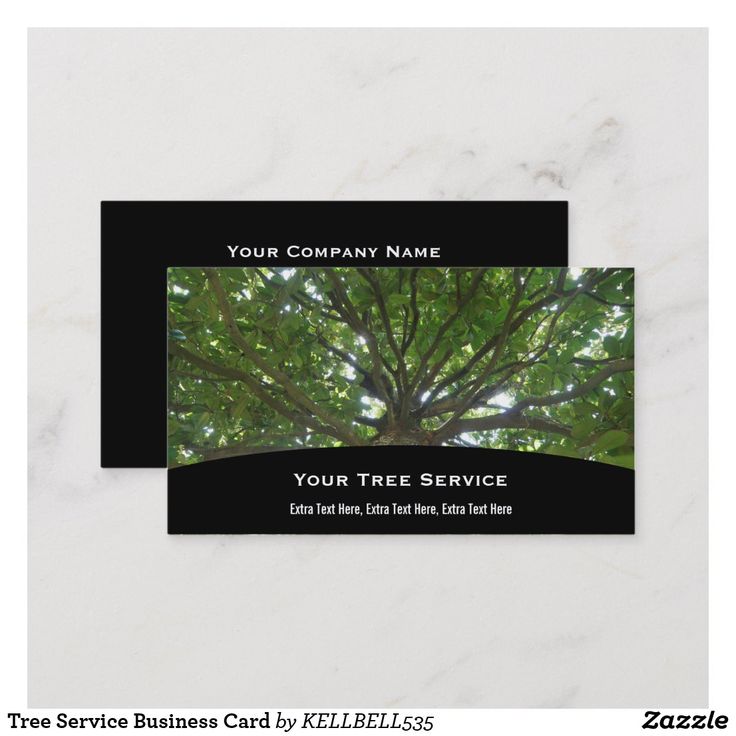 tree services business cards 4