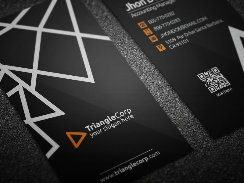 triangle business cards 4