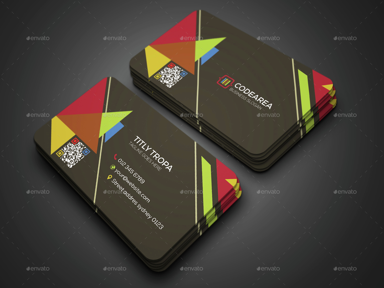 triangle business cards 8
