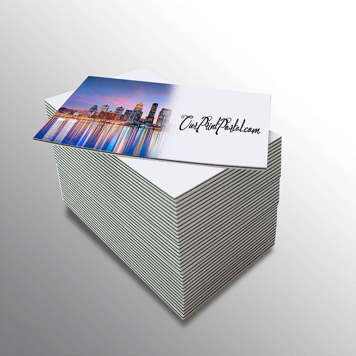triple layer business cards 1