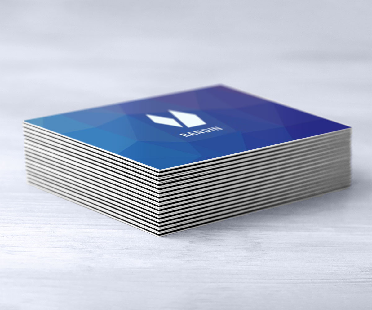 triple layer business cards 3