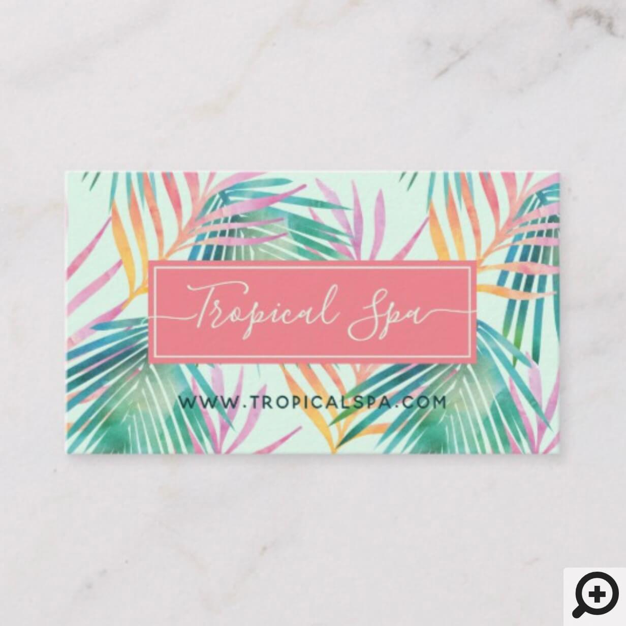 tropical business cards 6